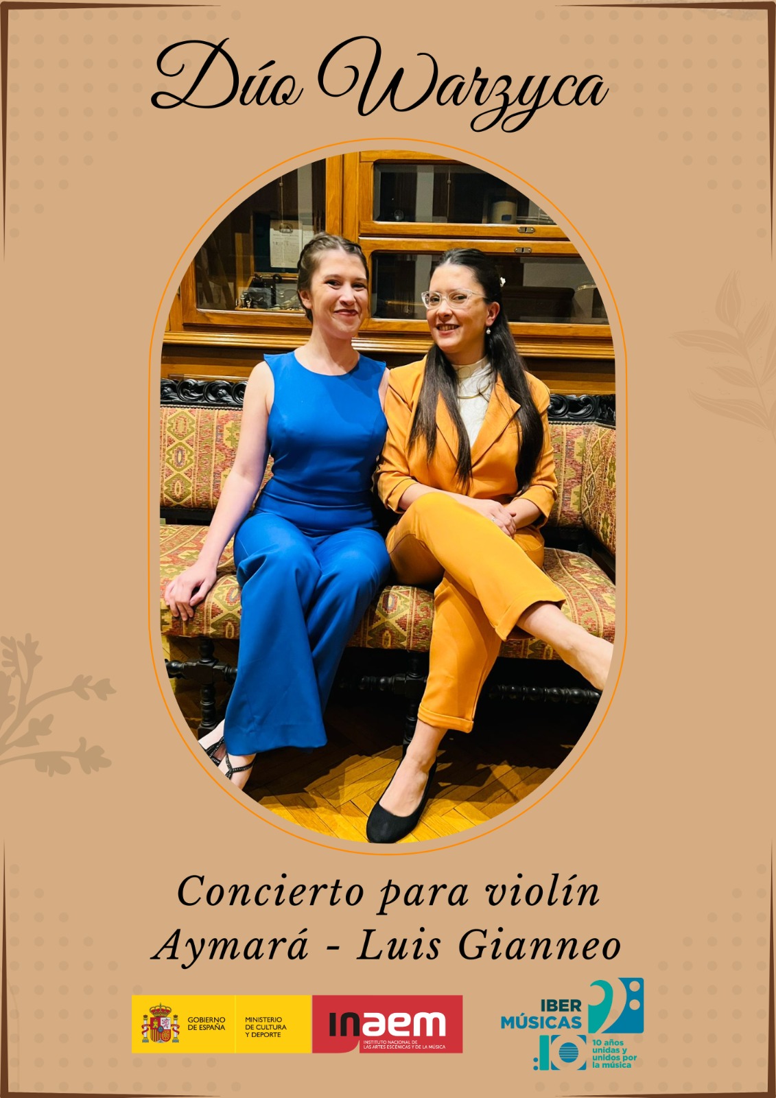 O Duo Warzyca, da Argentina, gravará o Concerto para Violino Aymara de Luis Gianneo na Espanha