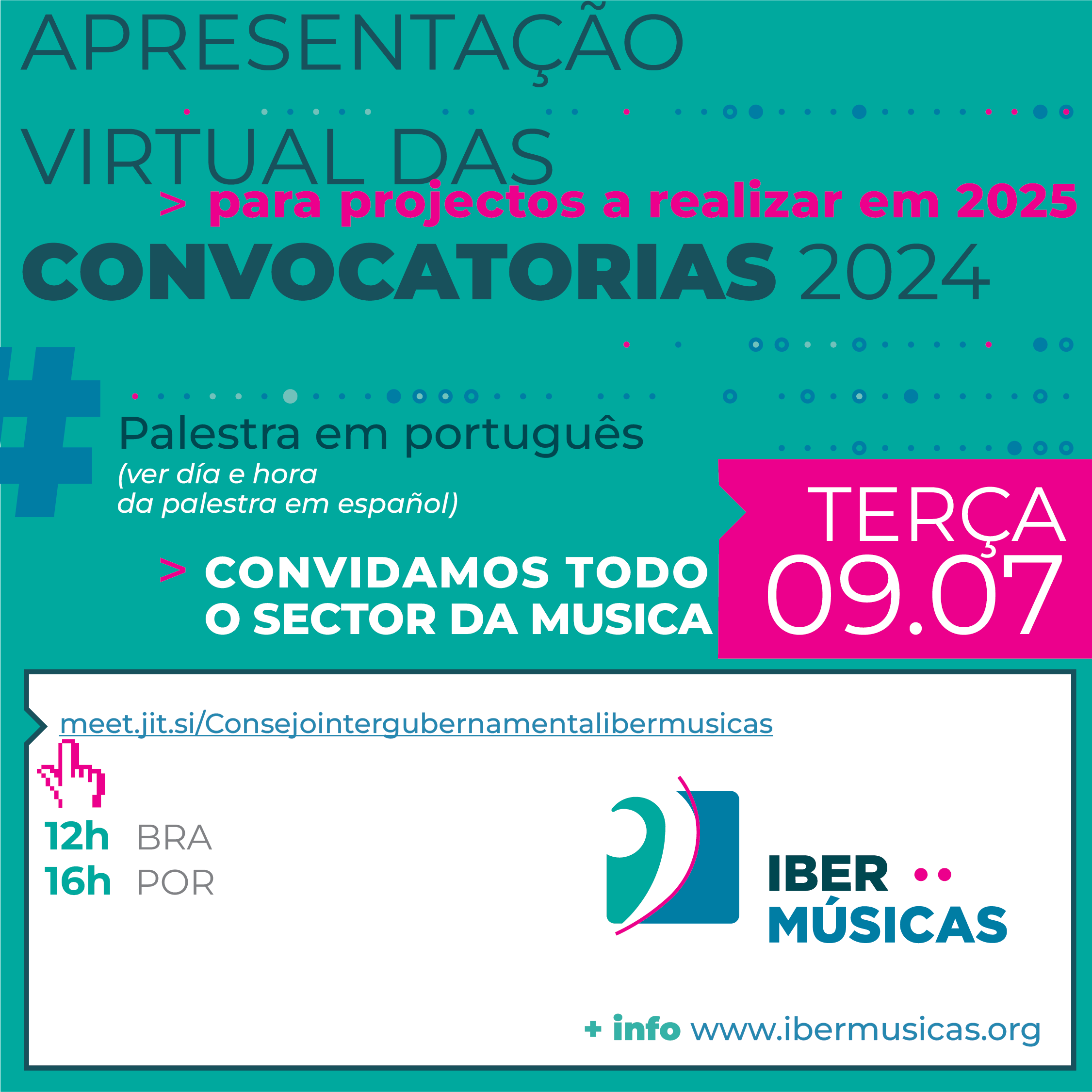 O Programa Ibermúsicas convida a um encontro aberto com a sua Unidade Técnica