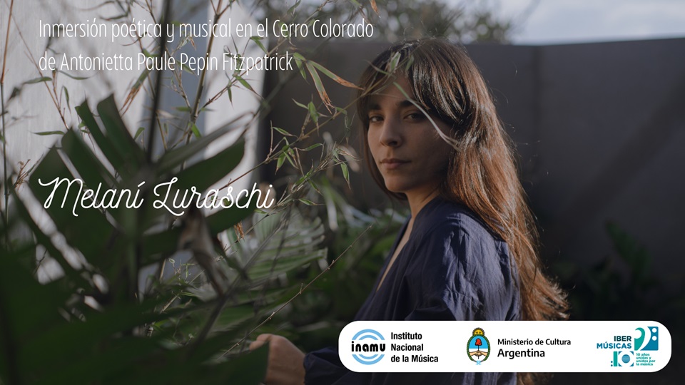 Melaní Luraschi apresenta o álbum criados na sua residência em Cerro Colorado, Argentina
