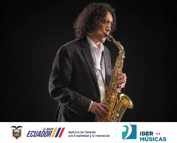O saxofonista equatoriano Gandhy Rubio anuncia a sua próxima digressão na Colômbia
