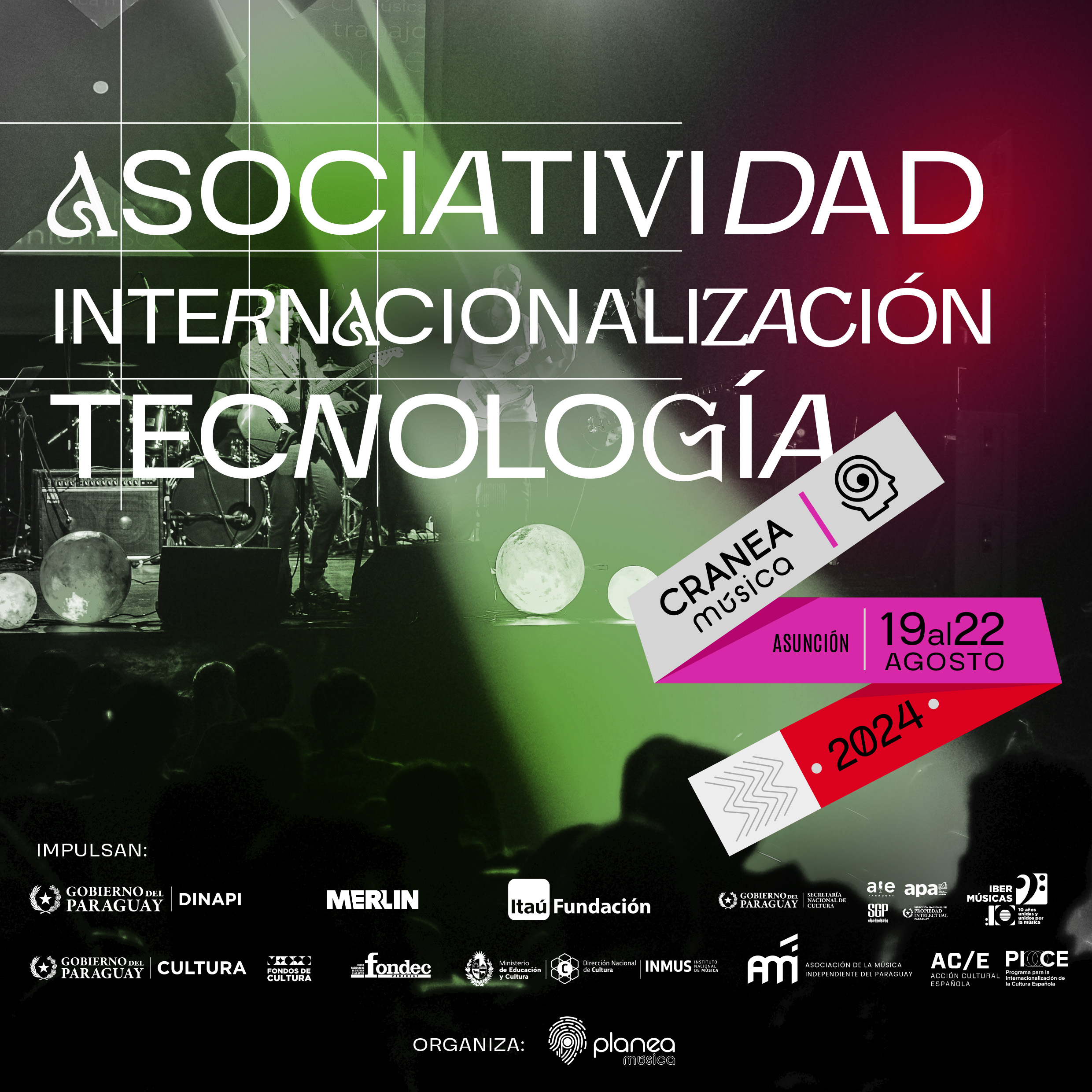 CRANEAmúsica, Conferências, Networking e Showcases 2024 regressa ao Paraguai