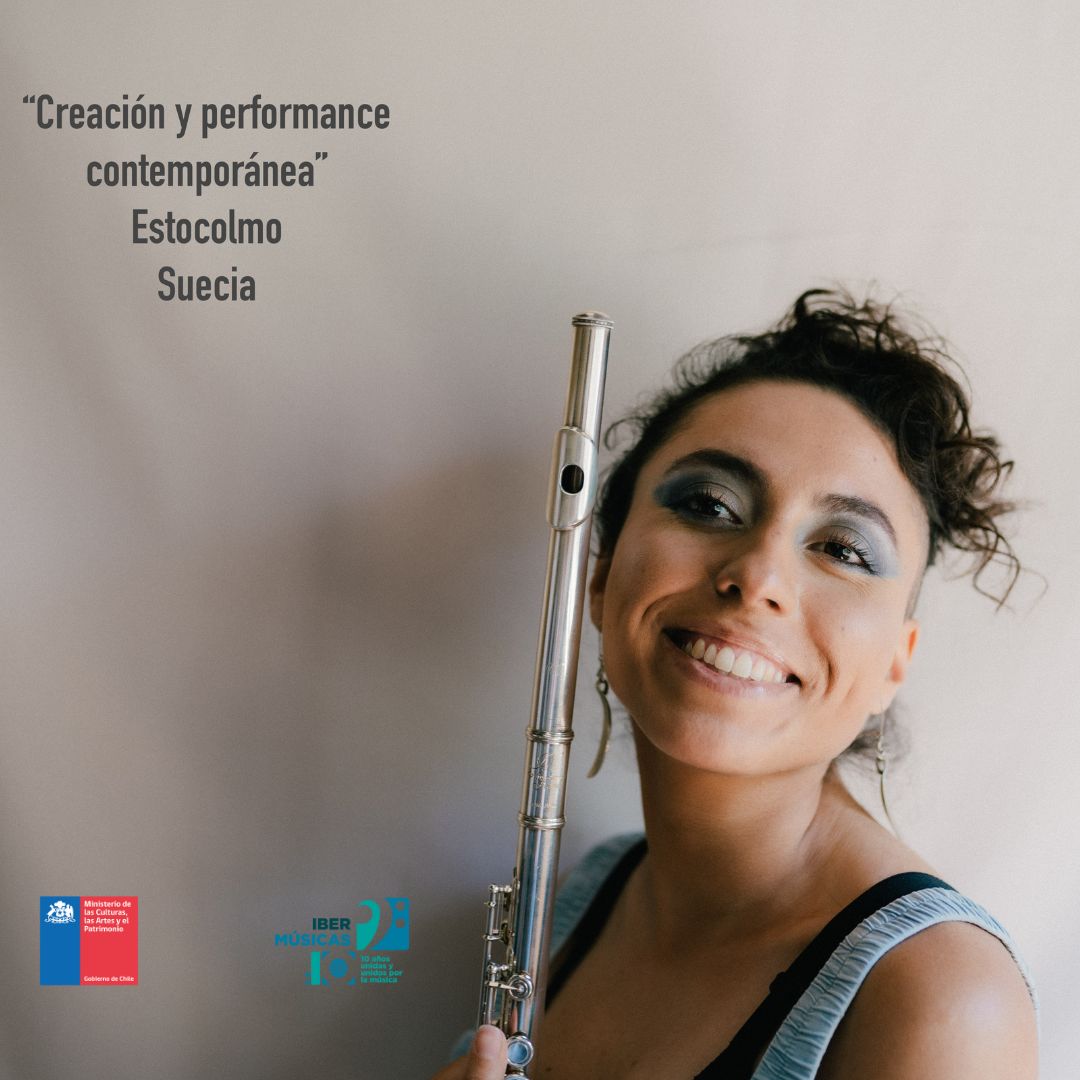 A musicista chilena Constanza García inicia o seu curso de especialização em criação e performance contemporânea em Estocolmo, Suécia, juntamente com a professora espanhola Hara Alonso