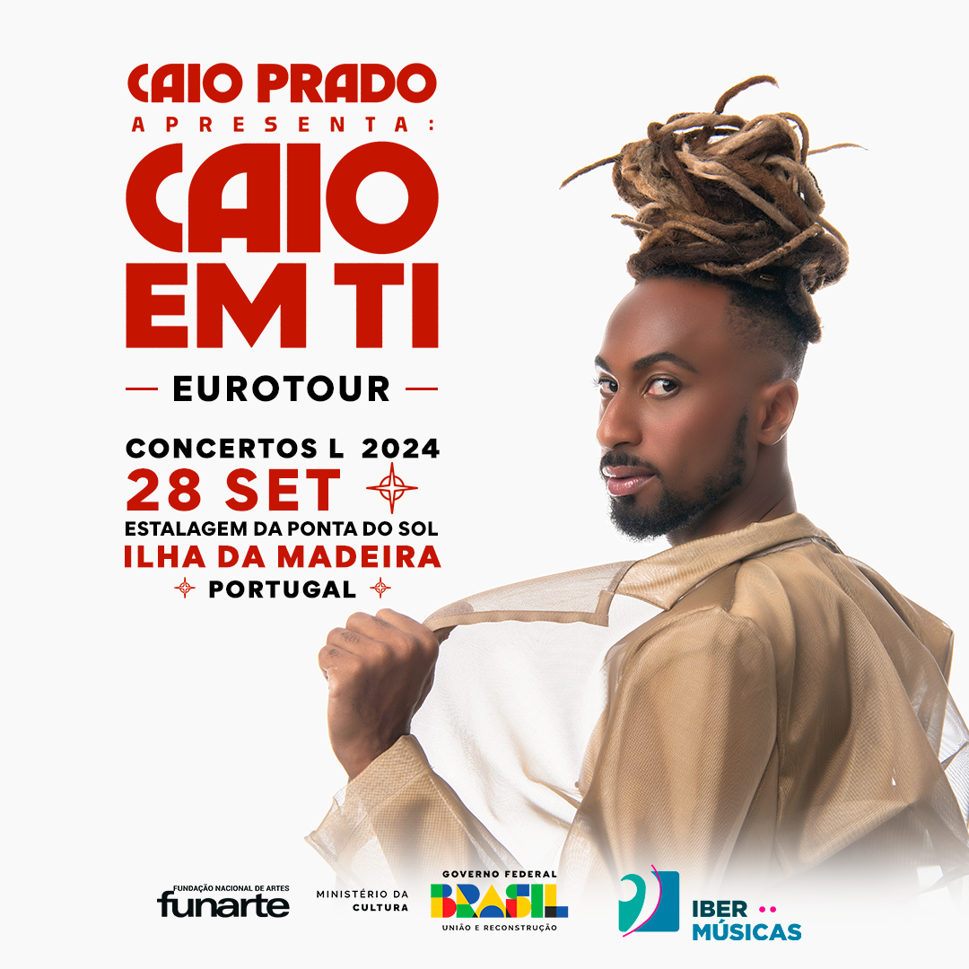 O artista brasileiro Caio Prado leva sua música para a Ilha da Madeira, Lisboa e Madrid