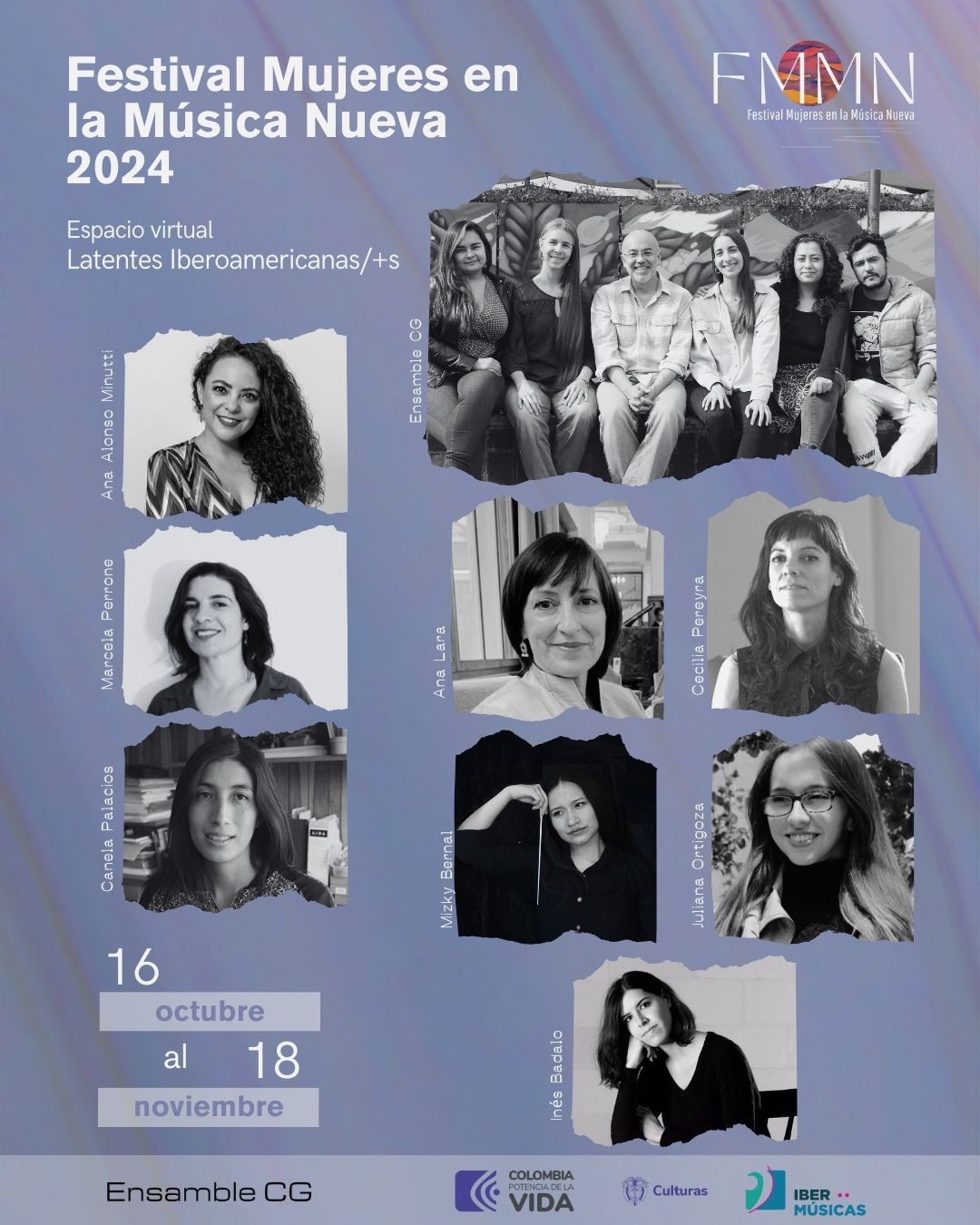 Da Colômbia vem a sétima versão do Festival Mujeres en la Música Nueva com o “Espacio Virtual – Latentes iberoamericanas/+s”