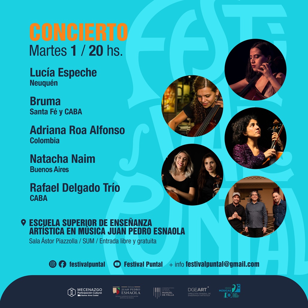 O “3º Festival Puntal – o violoncelo na música popular” será realizado em Buenos Aires