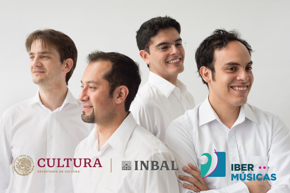 O Cuarteto de Cuerdas de Bellas Artes do México leva seu projeto “Notas esquecidas: mulheres na música mexicana” para a Galícia