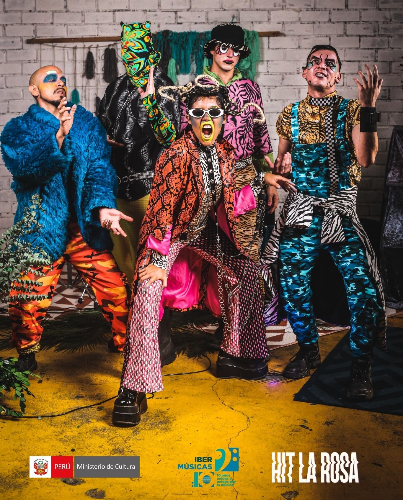 Os membros da banda psicodélica tropical peruana Hit La Rosa ministrarão uma série de workshops abertos à comunidade