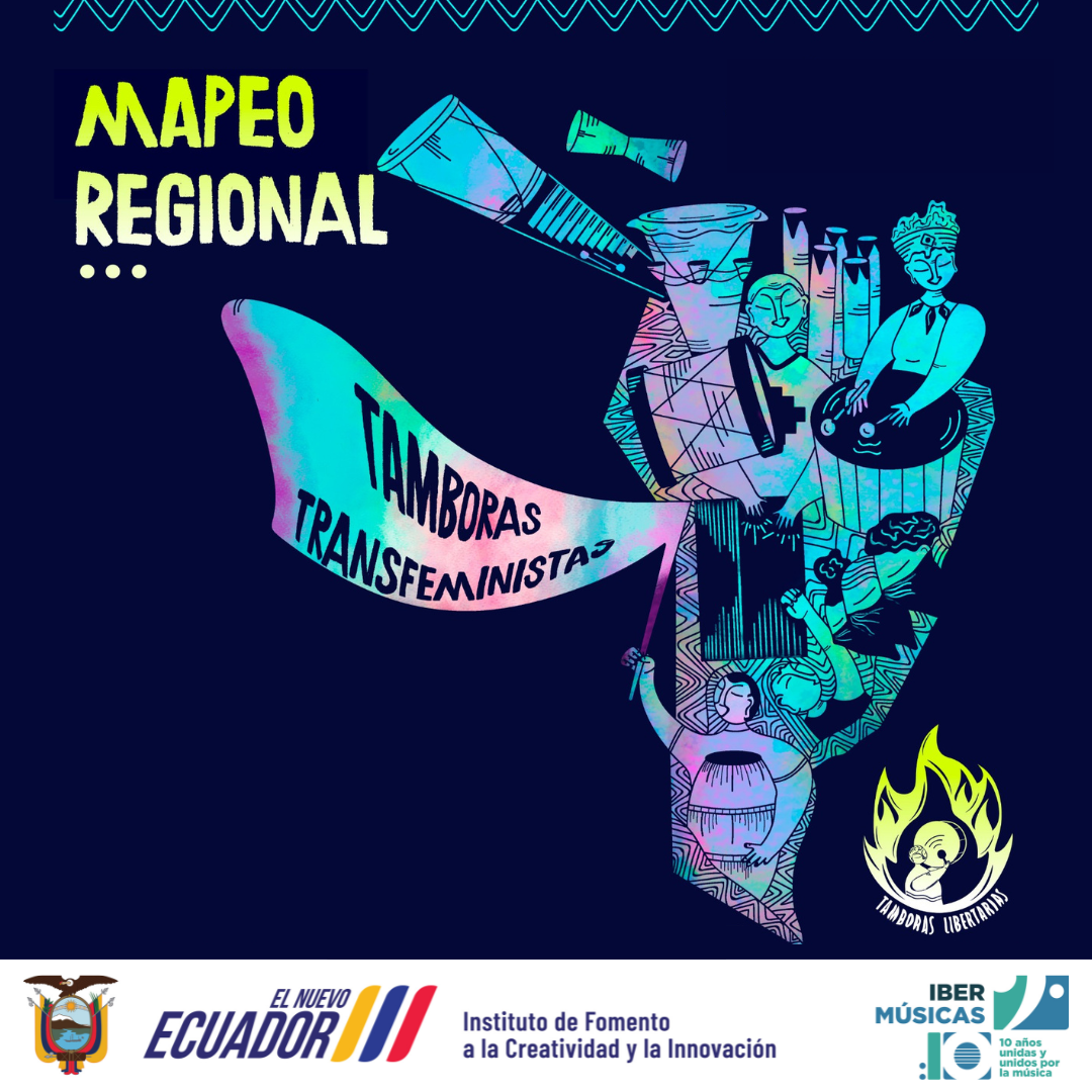 Do Equador, Tamboras apresentam “Mapeamento político sonoro latino-americano de mulheres e dissidências reunidas em torno do tambor”