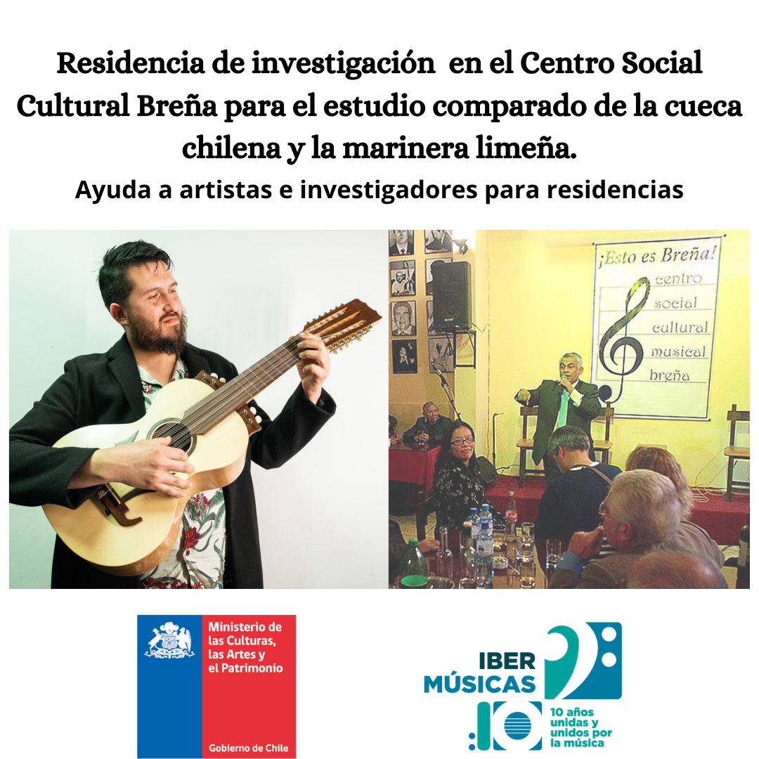 Começa a Residência de Pesquisa do artista chileno Alex Guerrero Chinga no Centro Social Cultural Breña, Peru, para o estudo comparativo da cueca chilena e da marinera limeña
