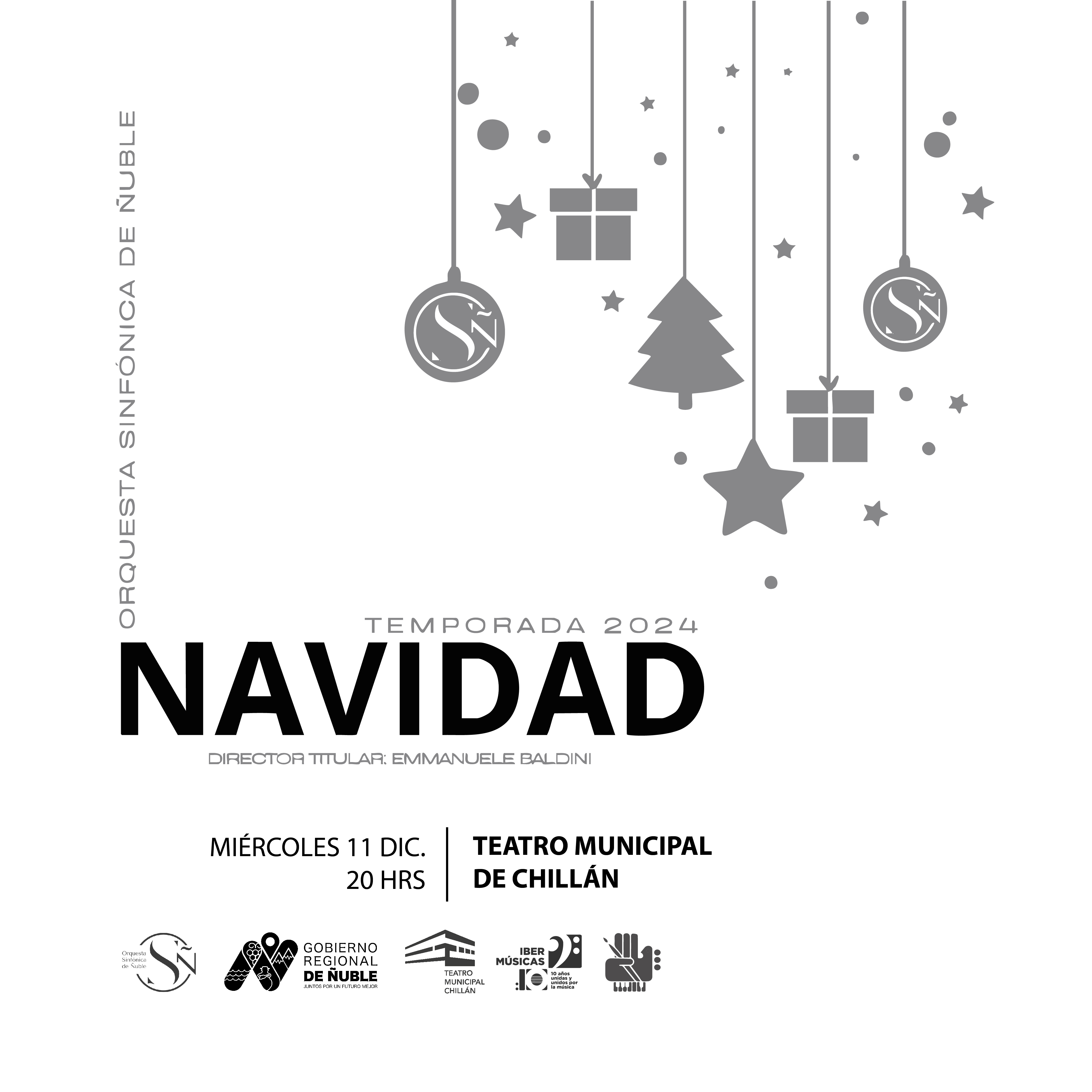 Corporação Cultural Ñuble do Chile anuncia seu concerto de Natal