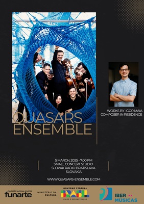 Começa a residência do compositor Igor Maia com o Quasars Ensemble da Eslováquia