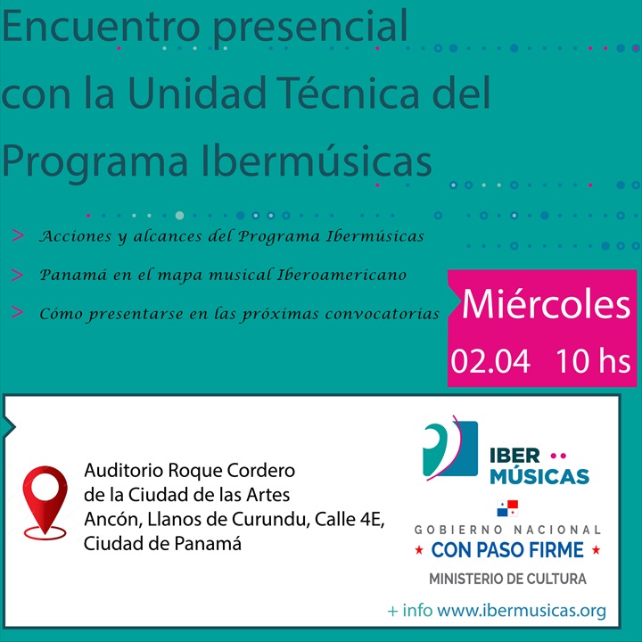 Encuentro presencial con la Unidad Técnica del Programa Ibermúsicas en Panamá