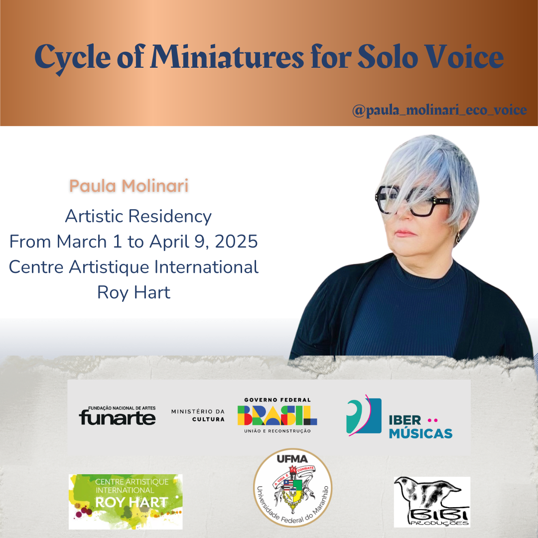 Paula Molinari en Residencia Artística: «Ciclo de Miniaturas para Voz Solista» inspirado en el Roy Hart Théâtre
