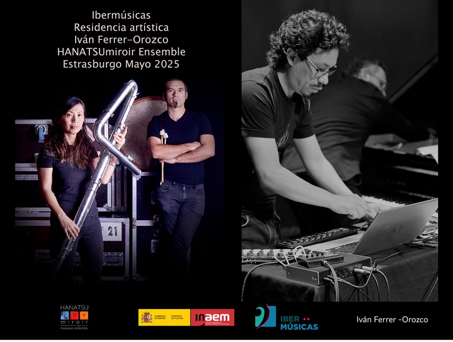 El compositor mexicano Iván Ferrer Orozco inicia su residencia compositiva con el ensemble HANATSUMiroir de Estrasburgo, Francia
