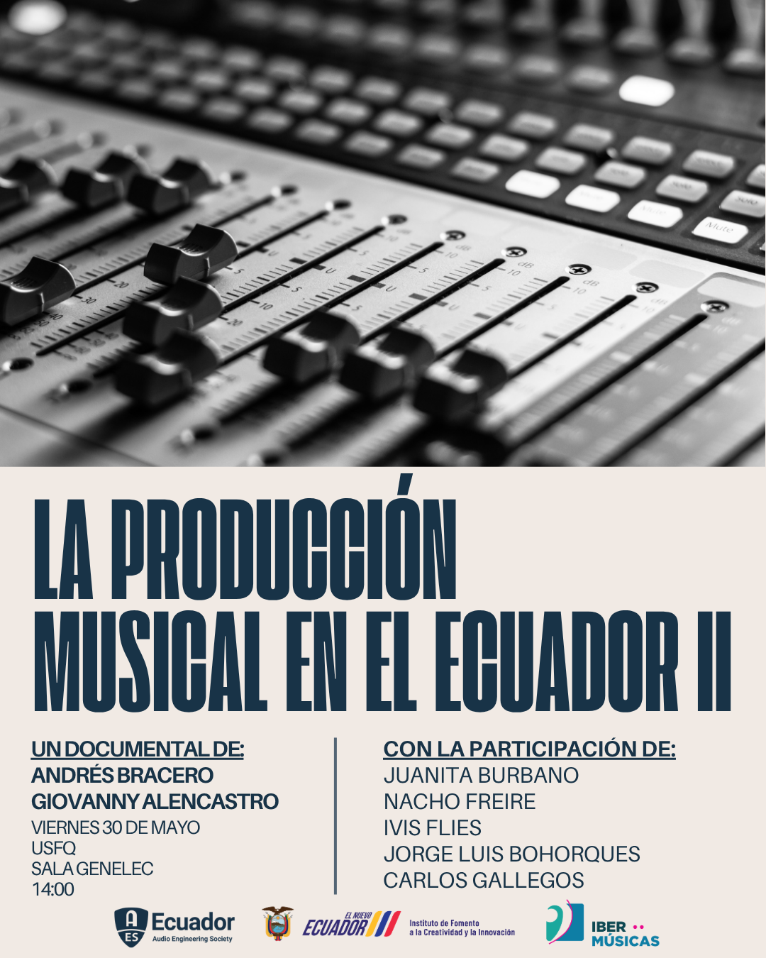 Chega o lançamento de “A Produção Musical no Equador II”