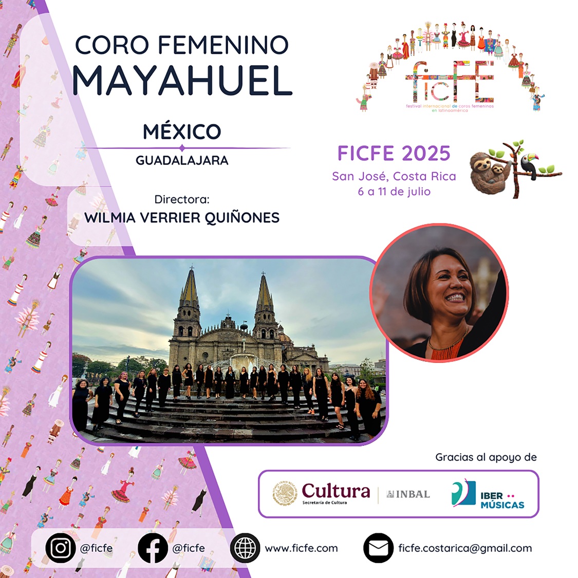 El Coro Femenino Mayahuel de México se presentará en la 3ra edición del FICFE 2025, en San José de Costa Rica
