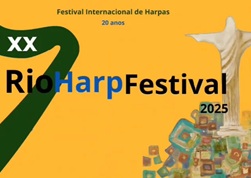 El arpista peruano Armando Becerra Málaga se presentará en Brasil en el marco del Harp Rio Festival 2025