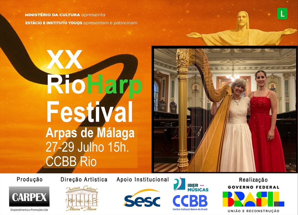 La agrupación Arpas de Málaga se presentará en el RioHarpFestival de Brasil
