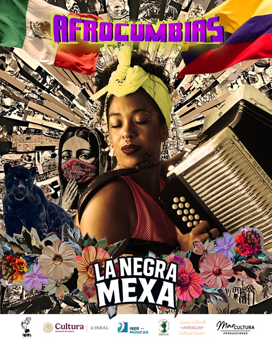 A acordeonista mexicana La Negra Mexa apresenta o seu EP «Afrocumbias», resultado da sua estadia de especialização na Colômbia