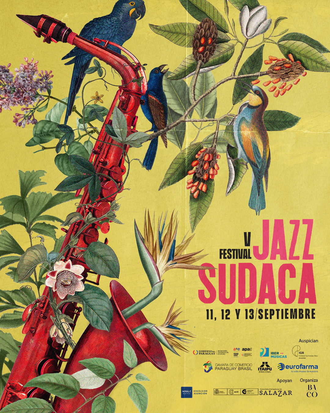 O Festival Jazz Sudaca de Assunção, no Paraguai, terá sua quinta edição em setembro, com a participação da Octeta do Brasil