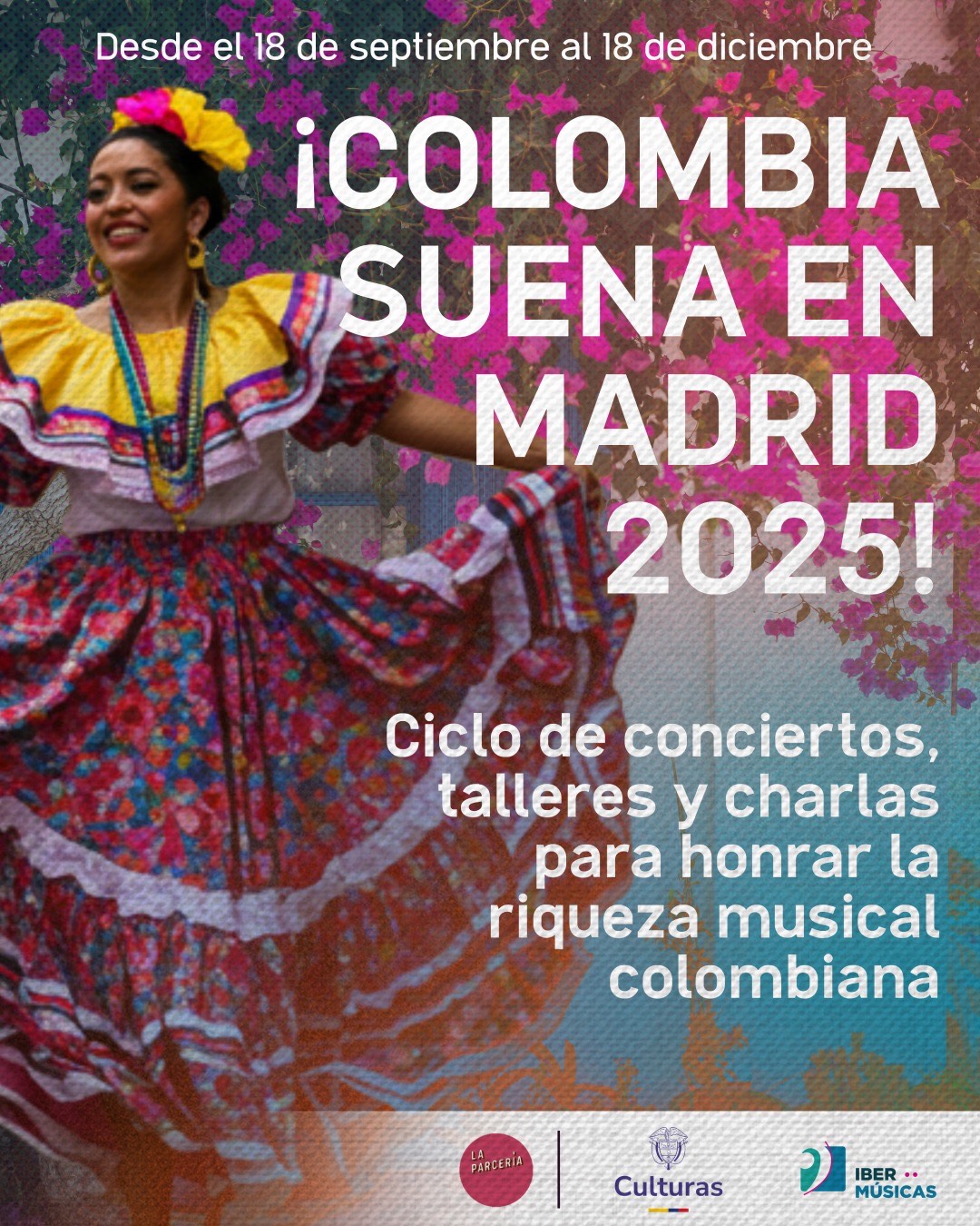 A Associação Cultural La Parcería apresenta “Colômbia Suena em Madri: Encontros musicais e diálogos interculturais”