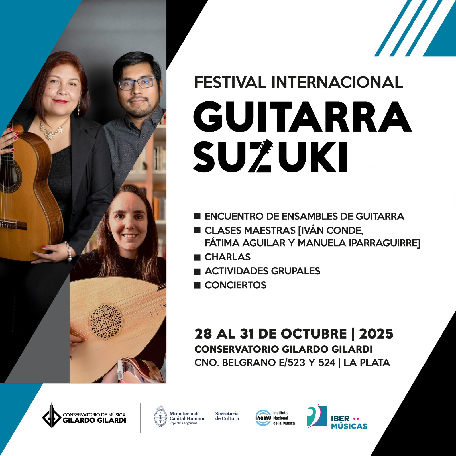 A segunda edição do Festival Internacional de Violão Suzuki do Conservatório de Música Gilardo Gilardi será realizada na Argentina