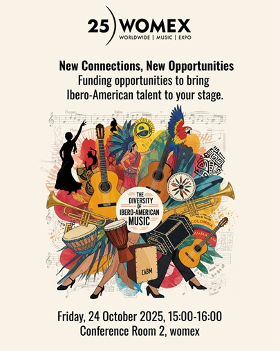 O Ibermúsicas estará presente na WOMEX 2025
