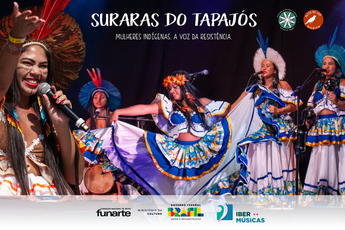 A agrupação Suraras do Tapajós se apresentará no Festival MATE de Portugal e na edição 2025 do WOMEX em Finlândia