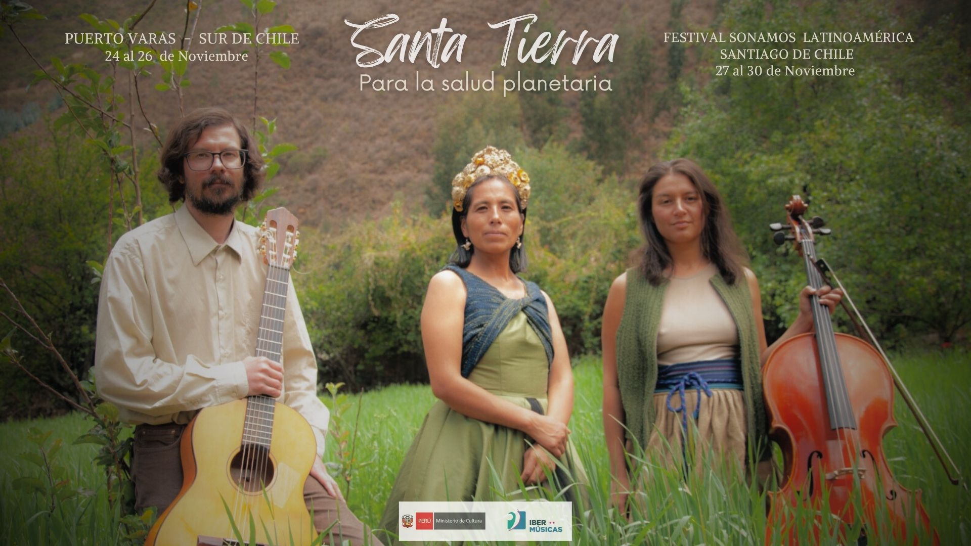 Gladys Conde (Peru) – Concerto Santa Tierra pela saúde planetária no Chile