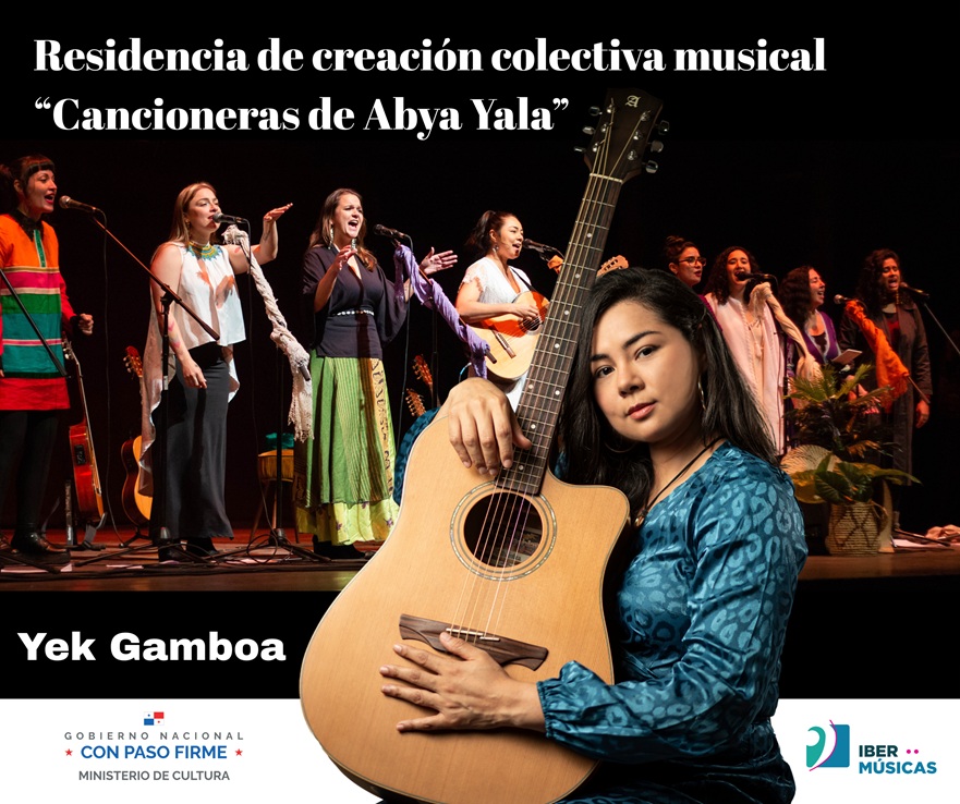 A cantora e compositora panamenha Yek Gamboa participará da residência “Cancioneras del Abya Yala”, que reunirá cantautoras da América Latina no México