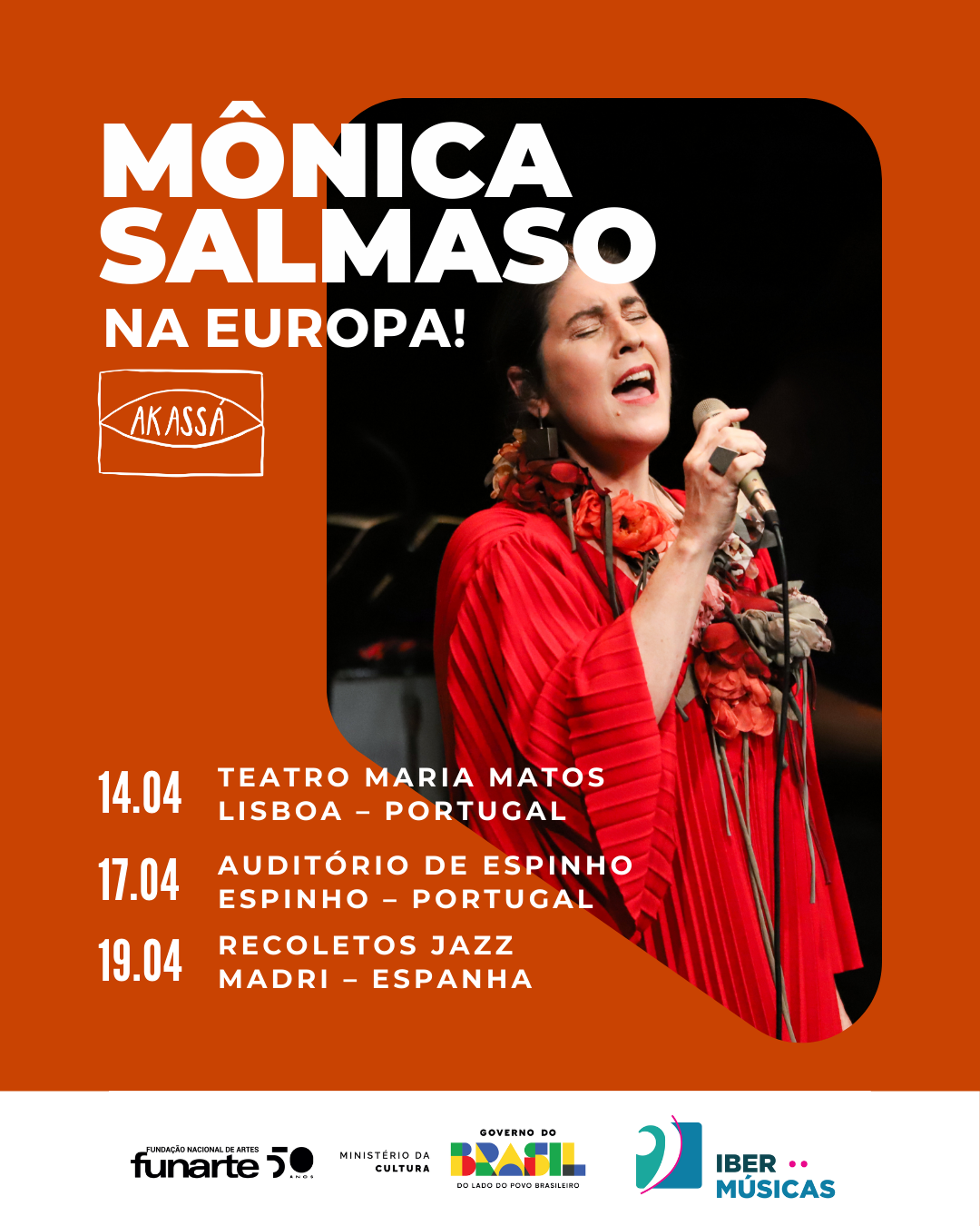 A grande cantora brasileira Mônica Salmaso leva “Alma Lírica Brasileira” para os palcos de Portugal e Espanha