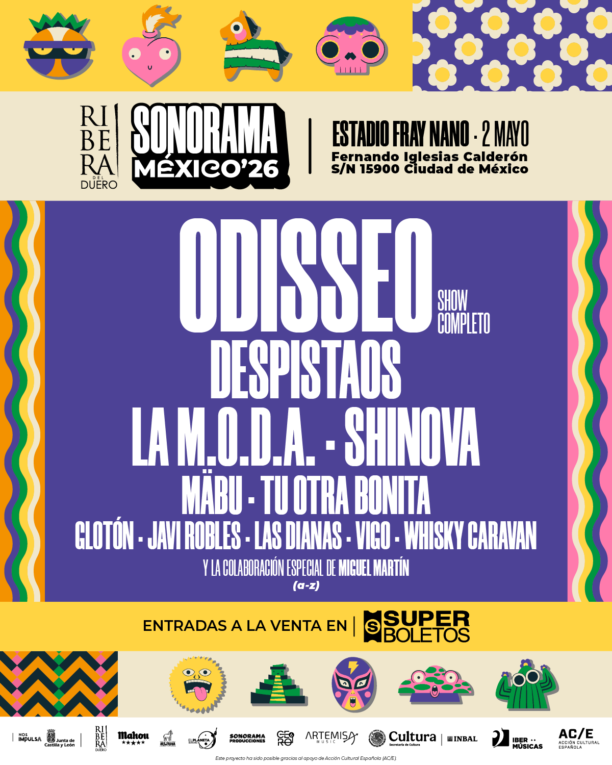 Chega o Festival Sonorama Ribera del Duero México com a presença de três bandas espanholas