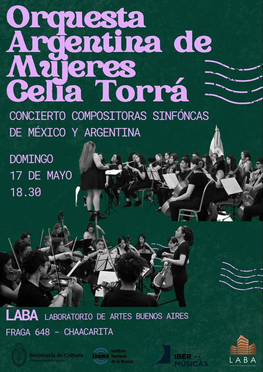 A Orquestra Argentina de Mulheres “Celia Torrá” apresenta a obra “El Barco”, da compositora mexicana Claudia Herrerías