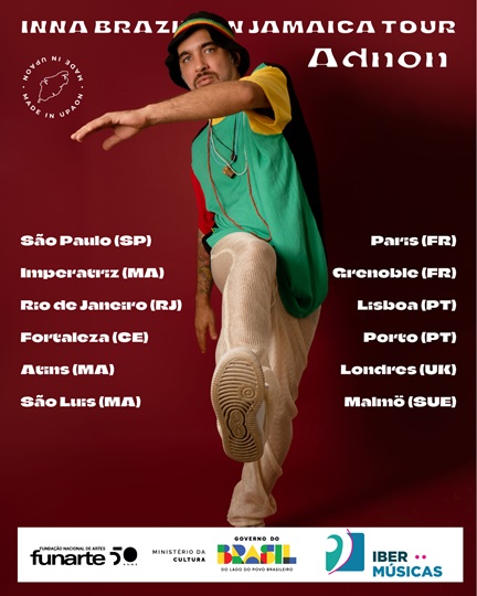 O artista brasileiro Adnon anuncia sua turnê “Inna Brazilian Tour 2026”