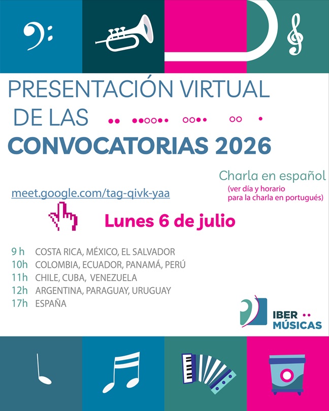 El Programa Ibermúsicas invita a un encuentro abierto con su Unidad Técnica