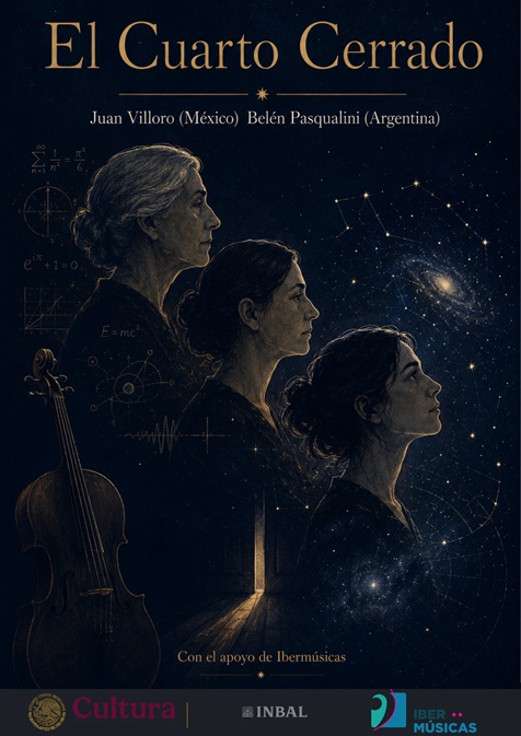 Juan Villoro (México) y Belén Pasqualini (Argentina), culminaron la creación de “El Cuarto Cerrado”, obra teatral y musical que será estrenada en 2027