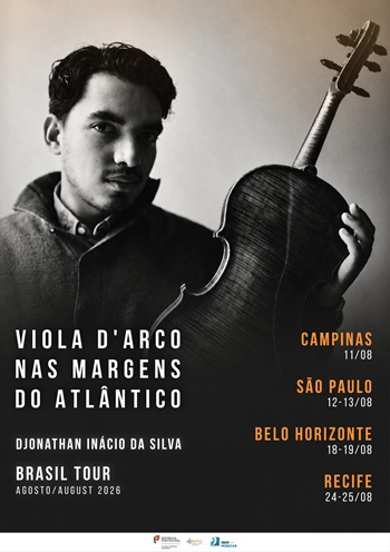 El violista Djonathan Inácio da Silva inicia su gira por Brasil “Viola de arco en las márgenes del Atlántico: un descubrimiento del repertorio iberoamericano”