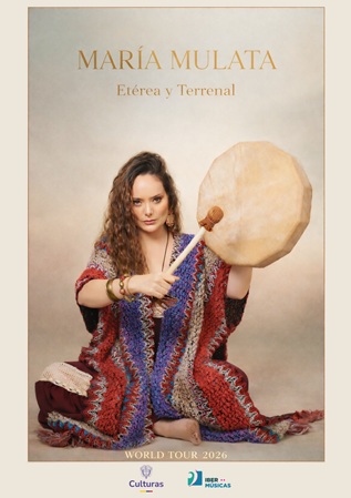 A artista colombiana María Mulata apresenta “Etérea y Terrenal World Tour” em palcos da Europa e da América Central