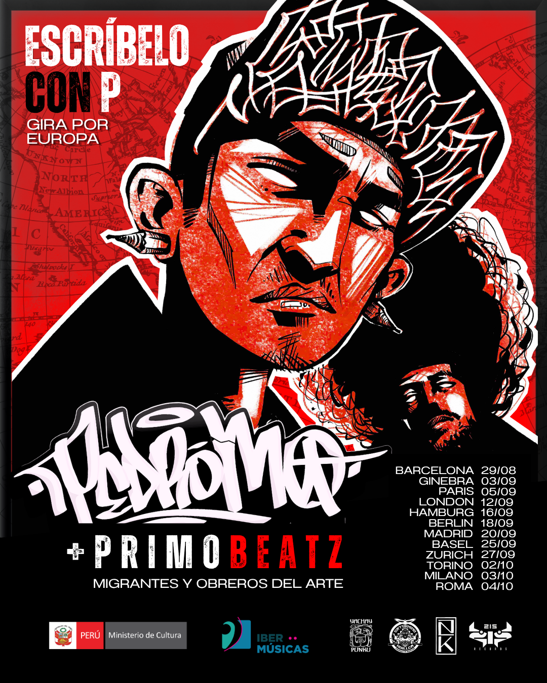 El artista hip hop peruano y rapero Pedro Mo continúa con su amplia gira europea